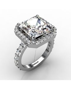 18k White Gold Diamond Ring 1.120cts SKU: 1002259-18kw