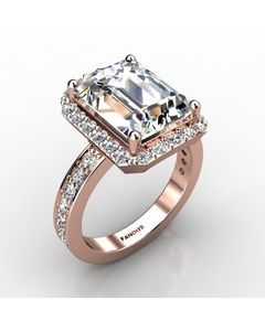 Rose Gold Diamond Ring 0.888cts SKU: 1002269-rose