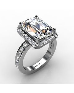 Platinum Diamond Ring 0.888cts SKU: 1002269-plat