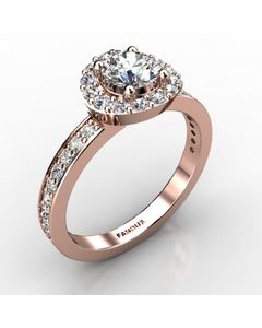 Rose Gold Diamond Ring 0.490cts SKU: 1002301-rose