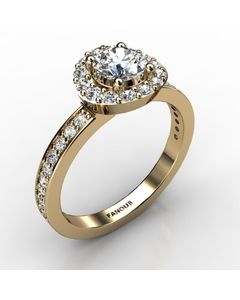 18k Yellow Gold Diamond Ring 0.490cts SKU: 1002301-18ky