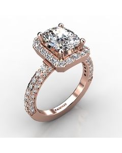 Rose Gold Diamond Ring 1.034cts SKU: 1002308-rose