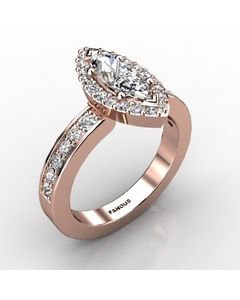 Rose Gold Diamond Ring 0.584cts SKU: 1002314-rose