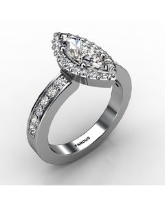 Platinum Diamond Ring 0.584cts SKU: 1002314-plat