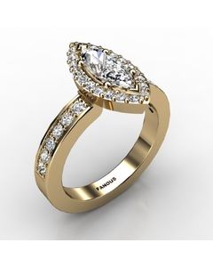 18k Yellow Gold Diamond Ring 0.584cts SKU: 1002314-18ky