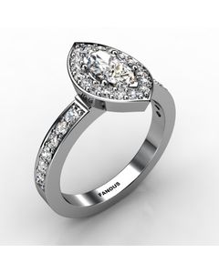 Platinum Diamond Ring 0.528cts SKU: 1002368-plat