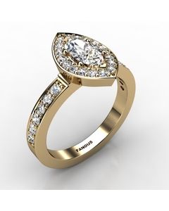 18k Yellow Gold Diamond Ring 0.528cts SKU: 1002368-18ky