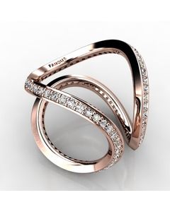 Rose Gold Diamond Ring 1.000cts SKU: 1002446-rose