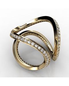 18k Yellow Gold Diamond Ring 1.000cts SKU: 1002446-18ky