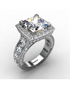 18k White Gold Diamond Ring 2.562cts SKU: 1002577-18kw