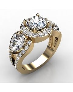 18k Yellow Gold Diamond Ring 2.146cts SKU: 1002617-18ky