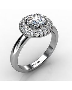 Platinum Diamond Ring 0.422cts SKU: 1002628-plat