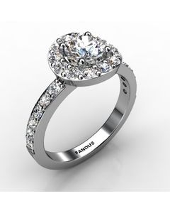 Platinum Diamond Ring 0.624cts SKU: 1002649-plat