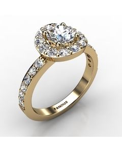 18k Yellow Gold Diamond Ring 0.624cts SKU: 1002649-18ky