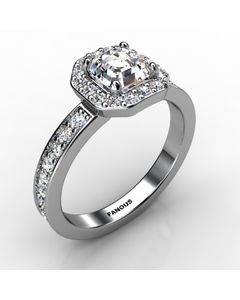 Platinum Diamond Ring 0.654cts SKU: 1002660-plat