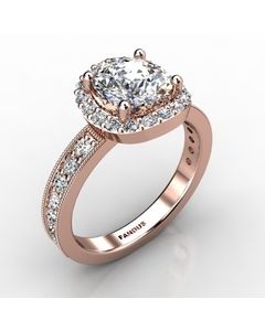 Rose Gold Diamond Ring 0.592cts SKU: 1002674-rose