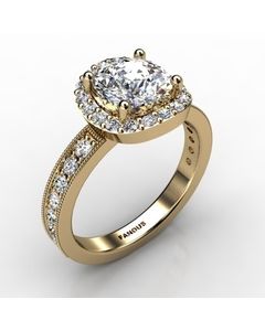 18k Yellow Gold Diamond Ring 0.592cts SKU: 1002674-18ky