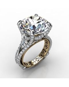 18k White Gold Diamond Ring 1.792cts SKU: 1002878-18kw