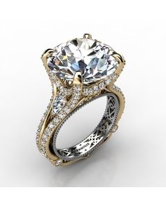 18k Yellow Gold Diamond Ring 1.792cts SKU: 1002878-18ky