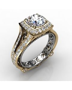 18k Yellow Gold Diamond Ring 1.132cts SKU: 1002901-18ky