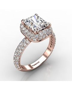 Rose Gold Diamond Ring 1.320cts SKU: 1002914-rose