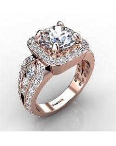 Rose Gold Diamond Ring 1.920cts SKU: 1002940-rose