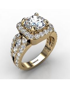 18k Yellow Gold Diamond Ring 1.920cts SKU: 1002940-18ky