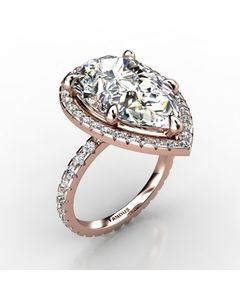 Rose Gold Diamond Ring 1.437cts SKU: 1002967-rose