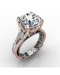 Rose Gold Diamond Ring 1.580cts SKU: 1003006-rose