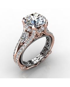 Rose Gold Diamond Ring 1.752cts SKU: 1003030-rose