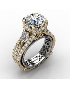 18k Yellow Gold Diamond Ring 1.922cts SKU: 1003073-18ky