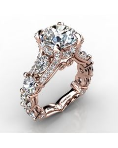 Rose Gold Diamond Ring 3.752cts SKU: 1003186-rose
