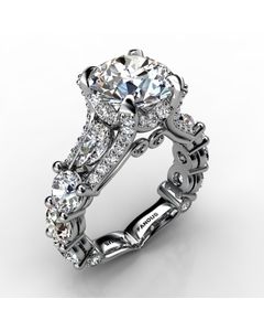 Platinum Diamond Ring 3.752cts SKU: 1003186-plat