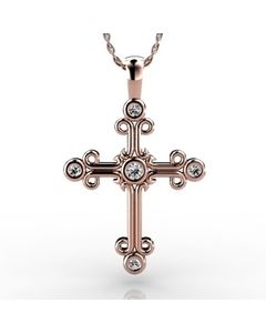 Rose Gold Pendant 0.640cts SKU: 2300665-rose