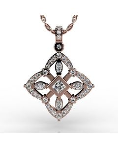 Rose Gold Pendant 1.249cts SKU: 2300693-rose