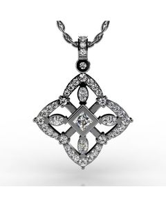 Platinum Pendant 1.249cts SKU: 2300693-plat