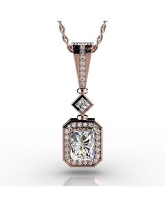 Rose Gold Pendant 1.544cts SKU: 2300699-rose