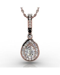 Rose Gold Pendant 0.683cts SKU: 2300702-rose