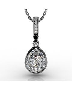 18k White Gold Pendant 0.683cts SKU: 2300702-18kw