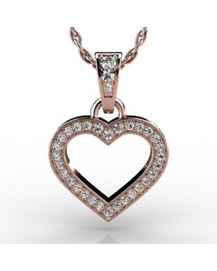 Rose Gold Pendant 0.525cts SKU: 2300712-rose