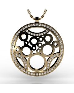 14k Yellow Gold Pendant 1.106cts SKU: 2300718-14ky