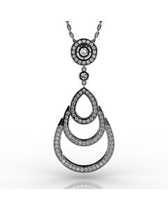 Platinum Pendant 1.385cts SKU: 2300722-plat