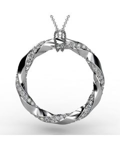 18k White Gold Pendant 2.392cts SKU: 2300805-18kw