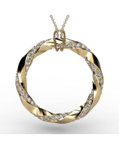 18k Yellow Gold Pendant 2.392cts SKU: 2300805-18ky