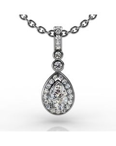 18k White Gold Pendant SKU: 2300919-18kw
