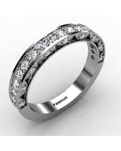 Platinum Diamond Band 0.706cts SKU: 3100703-plat