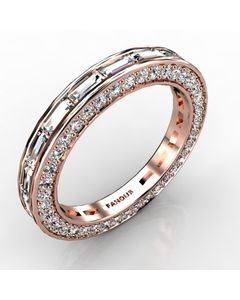 Rose Gold Diamond Band 2.496cts SKU: 3100704-rose