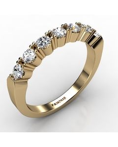 18k Yellow Gold Diamond Band 0.469cts SKU: 3100718-18ky