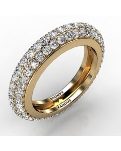 18k Yellow Gold Diamond Band 2.646cts SKU: 3100747-18ky