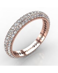 Rose Gold Diamond Band 1.440cts SKU: 3100898-rose